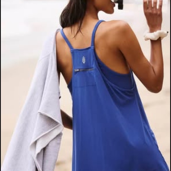 Free People Hot Shot Mini Dress Built in Shorts
Size XS Indigo Blue Soft NWT - Picture 4 of 7